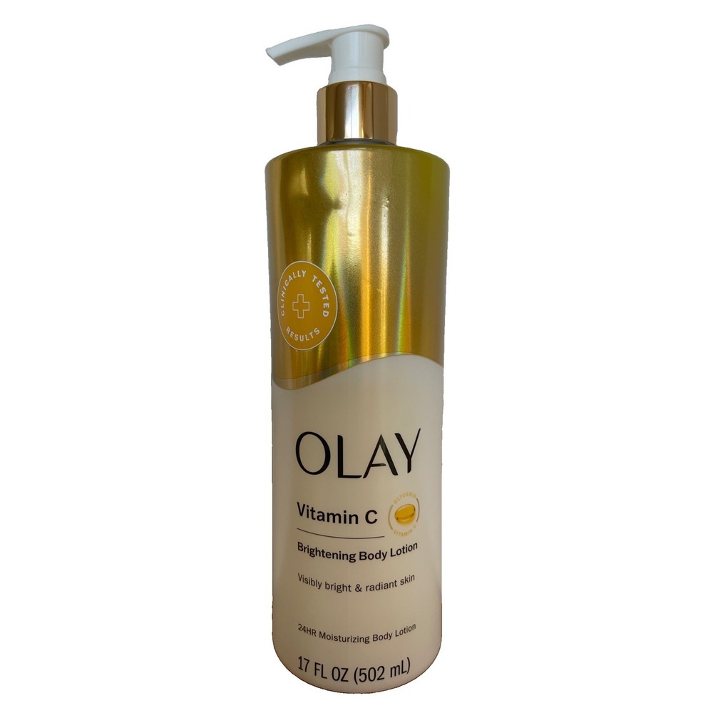 Olay Vitamin C Brightening Body Lotion Moisturizing Bright & Radiant - 17 FL Oz